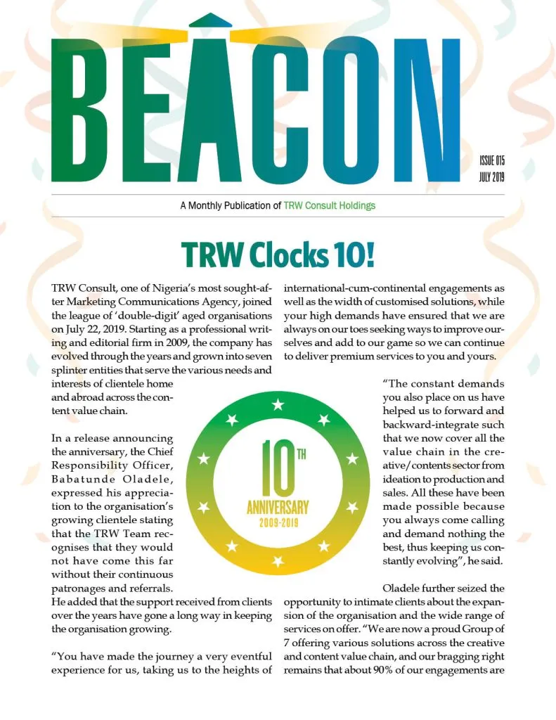 BeaconNewsletter August2019 FA